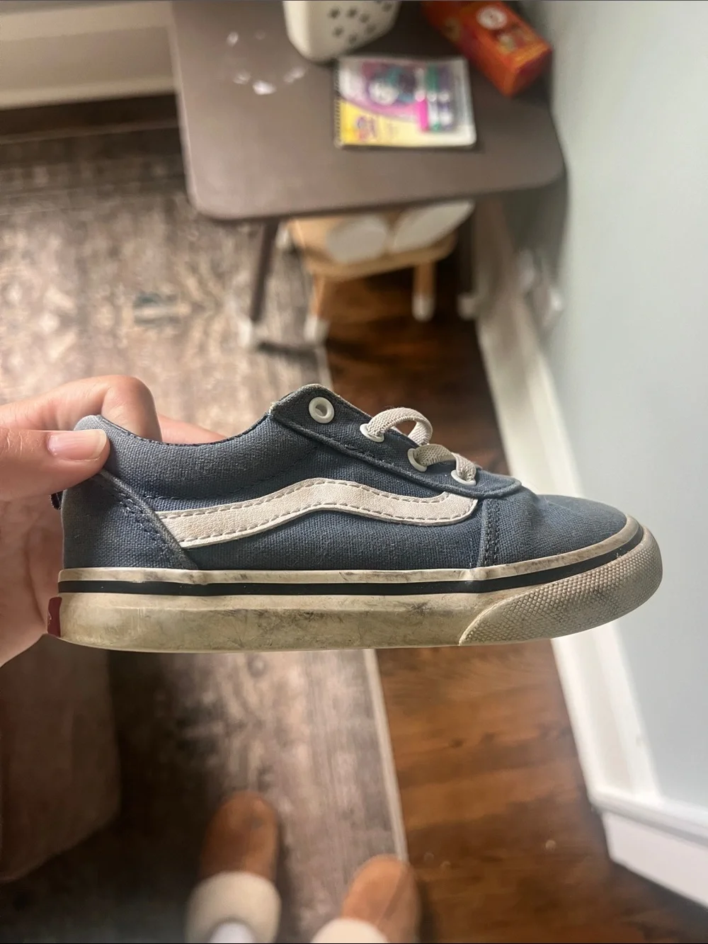 Vans Kids Low Top Canvas Sneakers